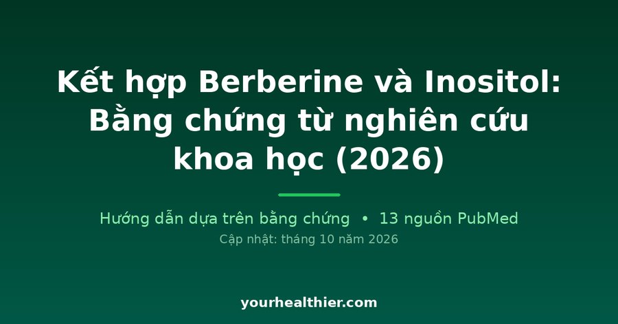 Kết hợp Berberine và Inositol: Bằng chứng từ nghiên cứu khoa học (2026)