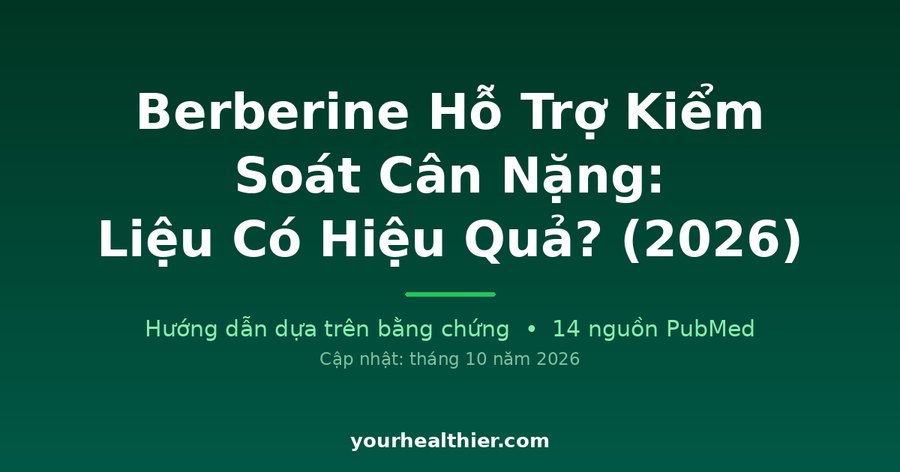 Berberine Hỗ Trợ Kiểm Soát Cân Nặng: Liệu Có Hiệu Quả? (2026)