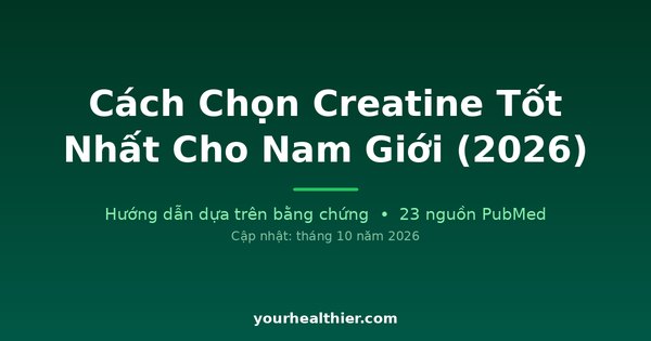 Cách Chọn Creatine Tốt Nhất Cho Nam Giới (2026)