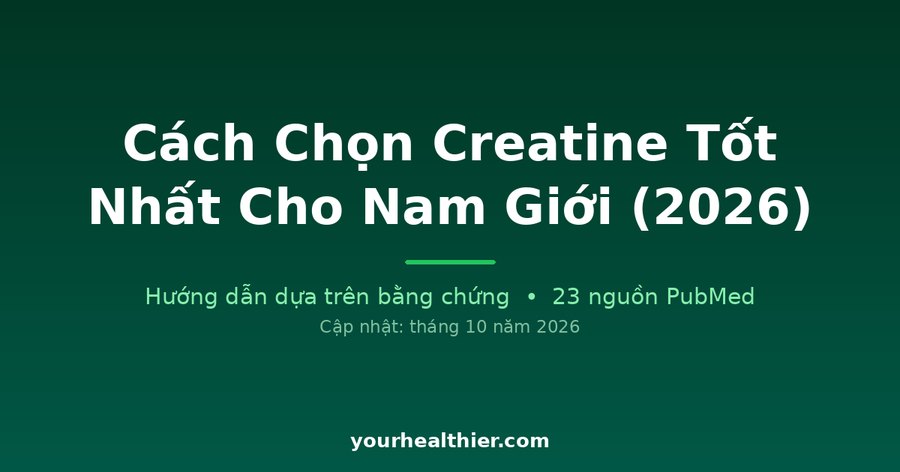 Cách Chọn Creatine Tốt Nhất Cho Nam Giới (2026)