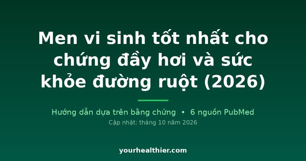 Men vi sinh tốt nhất cho chứng đầy hơi và sức khỏe đường ruột (2026)