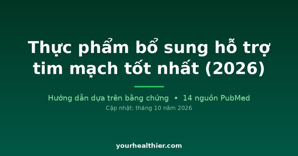 Thực phẩm bổ sung hỗ trợ tim mạch tốt nhất (2026)