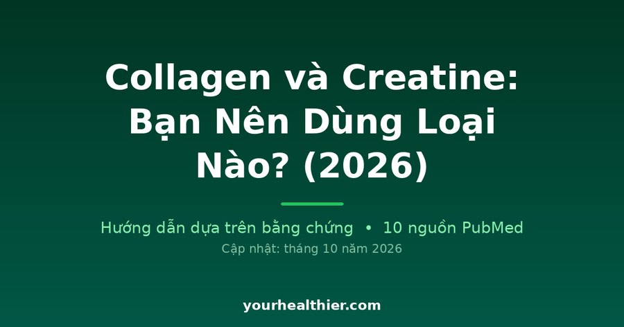 Collagen và Creatine: Bạn Nên Dùng Loại Nào? (2026)
