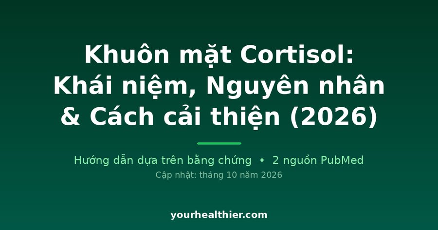 Khuôn mặt Cortisol: Khái niệm, Nguyên nhân & Cách cải thiện (2026)