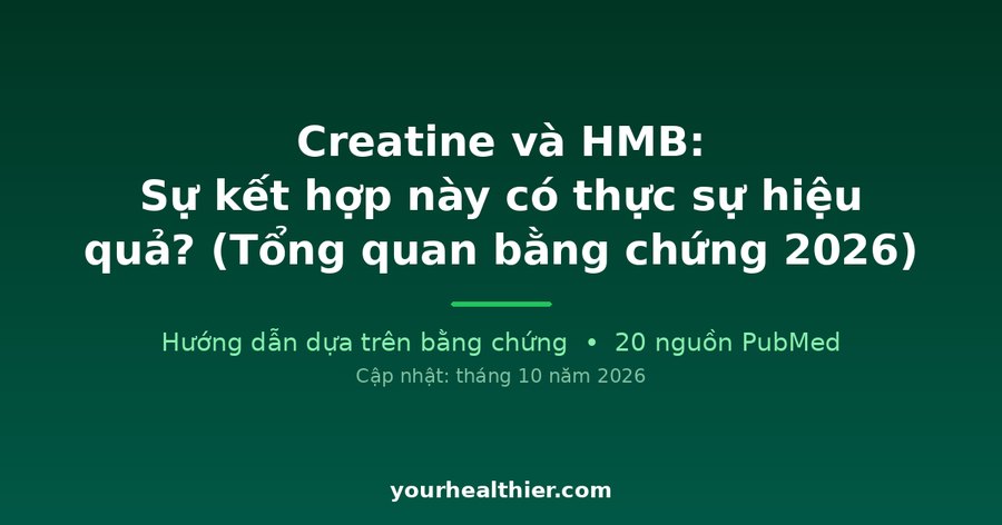 Creatine và HMB: Sự kết hợp này có thực sự hiệu quả? (Tổng quan bằng chứng 2026)