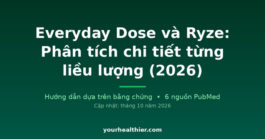 Everyday Dose và Ryze: Phân tích chi tiết từng liều lượng (2026)