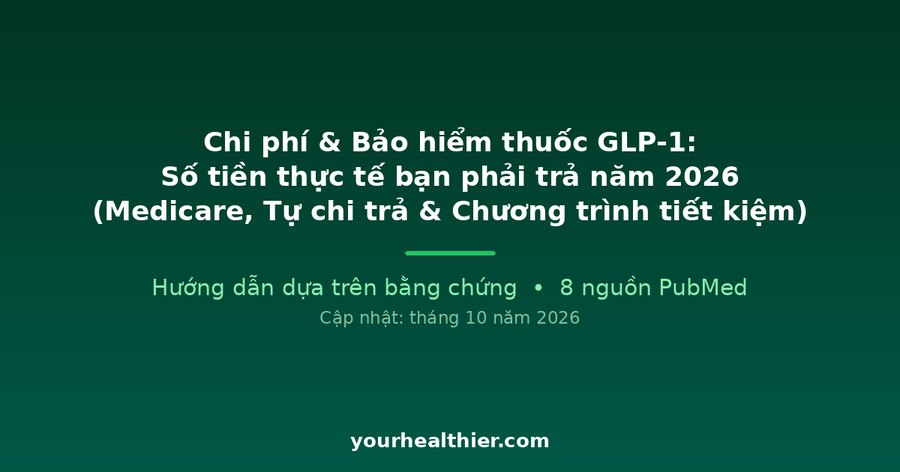 Chi phí & Bảo hiểm thuốc GLP-1: Số tiền thực tế bạn phải trả năm 2026 (Medicare, Tự chi trả & Chương trình tiết kiệm)
