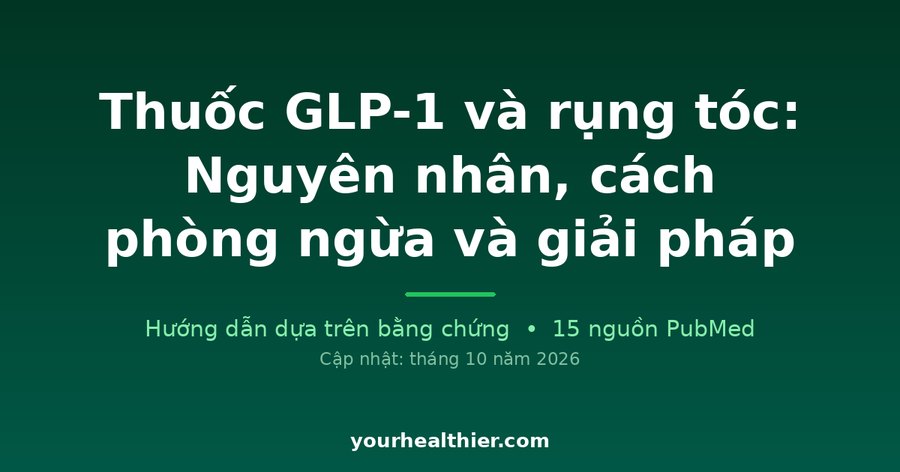 Thuốc GLP-1 và rụng tóc: Nguyên nhân, cách phòng ngừa và giải pháp