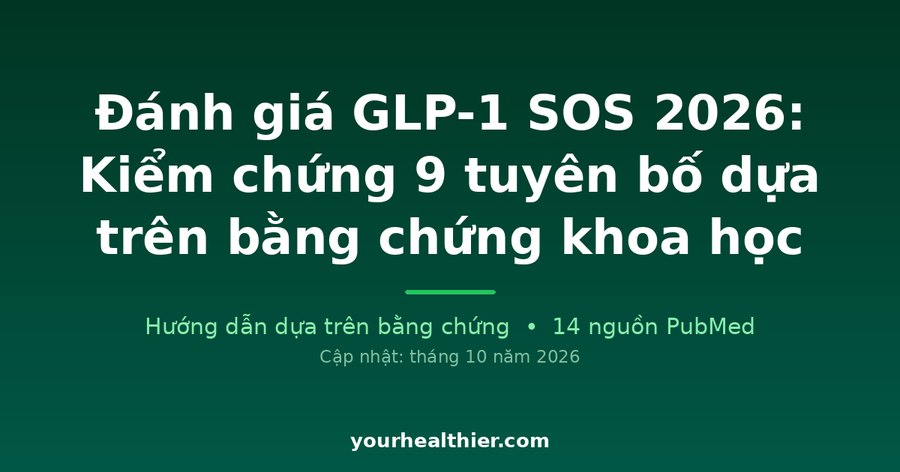 Đánh giá GLP-1 SOS 2026: Kiểm chứng 9 tuyên bố dựa trên bằng chứng khoa học