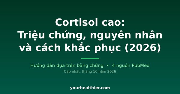 Cortisol cao: Triệu chứng, nguyên nhân và cách khắc phục (2026)