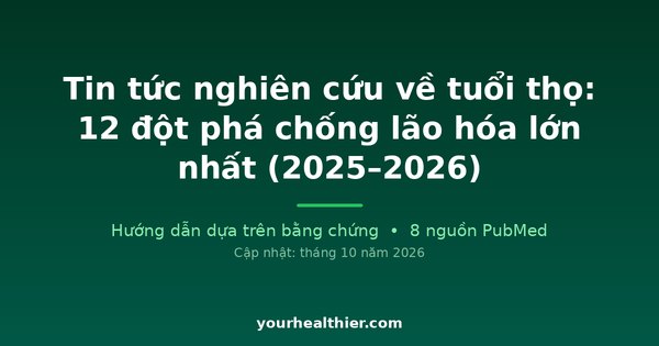 Tin tức nghiên cứu về tuổi thọ: 12 đột phá chống lão hóa lớn nhất (2025–2026)