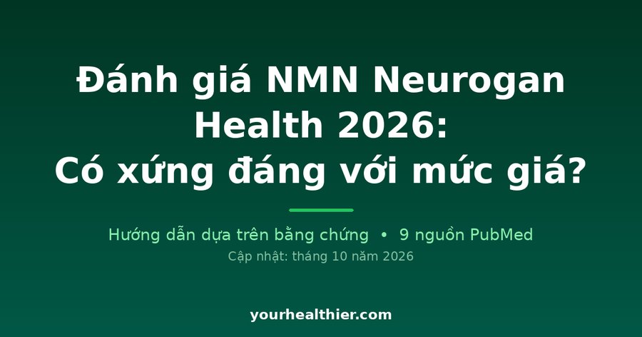Đánh giá NMN Neurogan Health 2026: Có xứng đáng với mức giá?