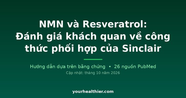 NMN và Resveratrol: Đánh giá khách quan về công thức phối hợp của Sinclair