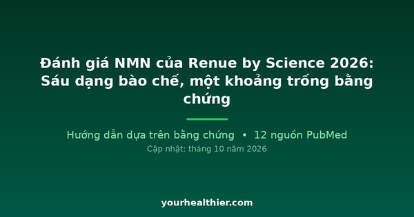 Đánh giá NMN của Renue by Science 2026: Sáu dạng bào chế, một khoảng trống bằng chứng