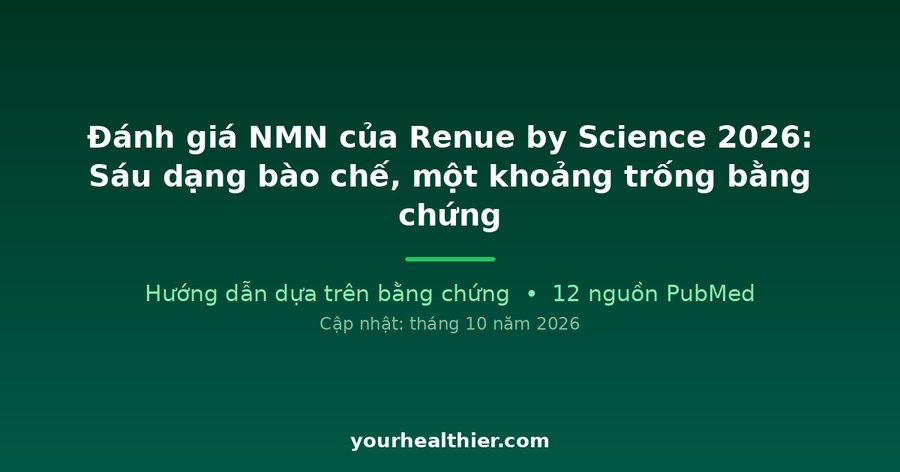 Đánh giá NMN của Renue by Science 2026: Sáu dạng bào chế, một khoảng trống bằng chứng
