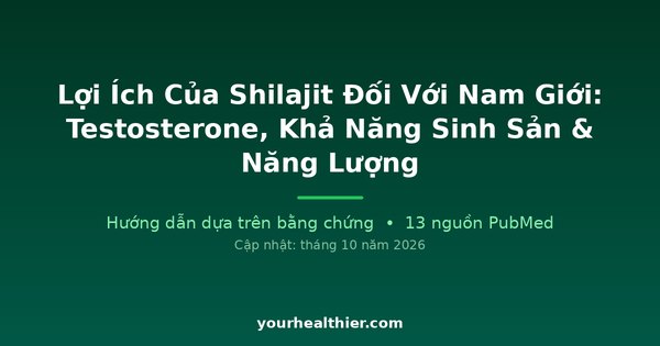Lợi Ích Của Shilajit Đối Với Nam Giới: Testosterone, Khả Năng Sinh Sản & Năng Lượng