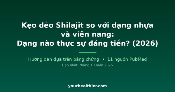 Kẹo dẻo Shilajit so với dạng nhựa và viên nang: Dạng nào thực sự đáng tiền? (2026)